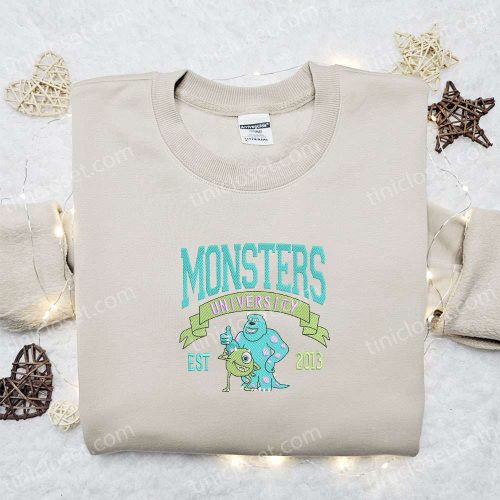 Stylish Monters University 2023 Shirt & Disney Characters Hoodie: Perfect Friends Gift