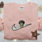 Mr Satan x Nike Swoosh Embroidered Sweatshirt Dragon Ball & Nike Inspired Shirt