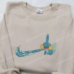 Mudkip x Nike Embroidered Shirt: Pokemon & Nike Inspired Apparel