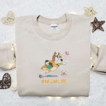 Mum Life Chilli Heeler Shirt & Bluey Cartoon Hoodie: Perfect Mother s Day Gift Idea