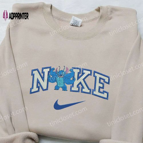 Vintage Custom Nike Embroidered Sweatshirt – Nike Inspired Shirt Best Family Gift