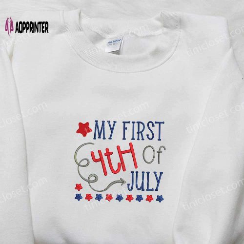 Stars USA Embroidered Shirt: Best Patriotic Shirts & National Day Gifts