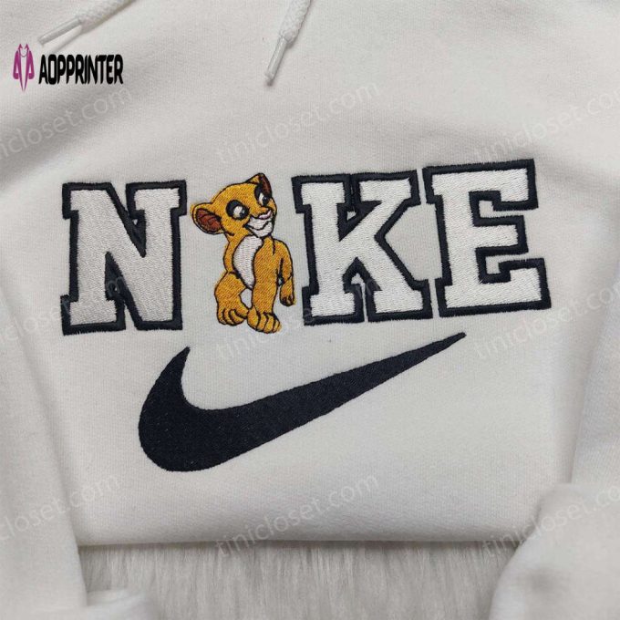 Nala Nike Embroidered Shirt: Lion King & Disney Anniversary Shirts