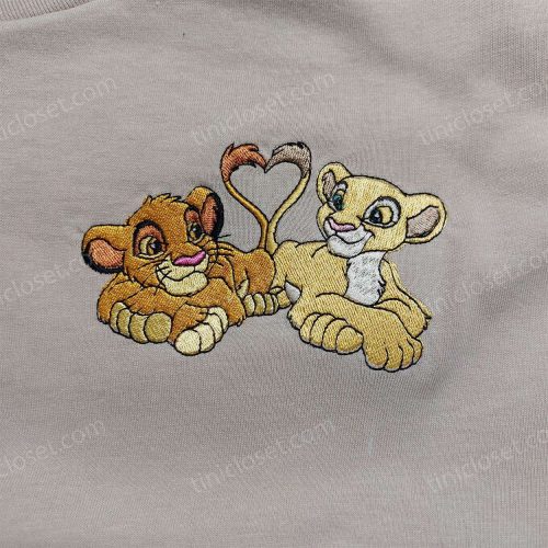 Nala Simba Embroidered Shirt – Lion King & Disney Anniversary Shirts