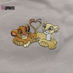 Nala Simba Embroidered Shirt – Lion King & Disney Anniversary Shirts