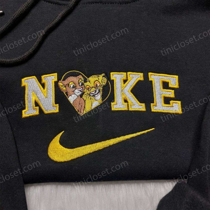 Nala Simba Nike Embroidered Shirt: Lion King x Disney Anniversary Shirts