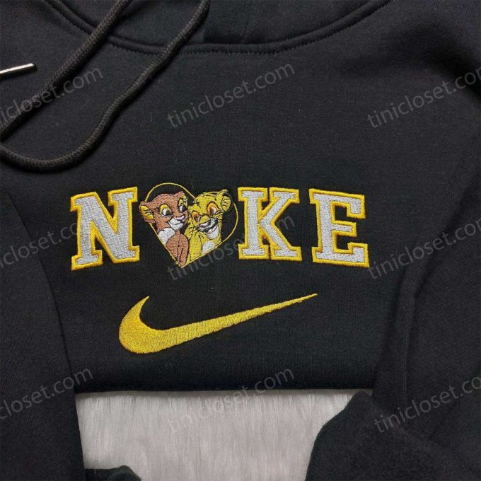 Nala Simba Nike Embroidered Shirt: Lion King x Disney Anniversary Shirts