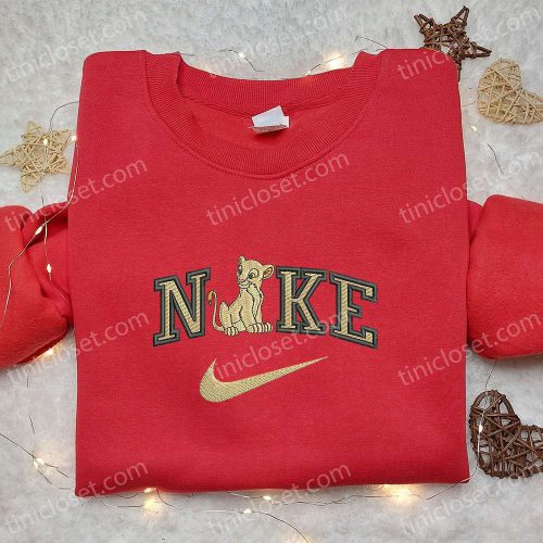 Nala x Nike Cartoon Embroidered Sweatshirt Disney Characters Shirt Custom T-shirt