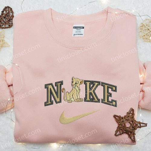 Nala x Nike Cartoon Embroidered Sweatshirt Disney Characters Shirt Custom T-shirt