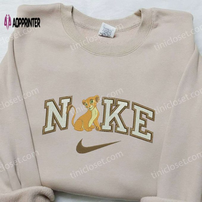 Nala x Nike Embroidered Sweatshirt – The Lion King Disney Shirt Nike Inspired Design