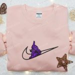 Neon Genesis Evangelion x Swoosh Embroidered Shirt Nike Inspired Best Family Gift Ideas