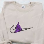 Neon Genesis Evangelion x Swoosh Embroidered Shirt Nike Inspired Best Family Gift Ideas