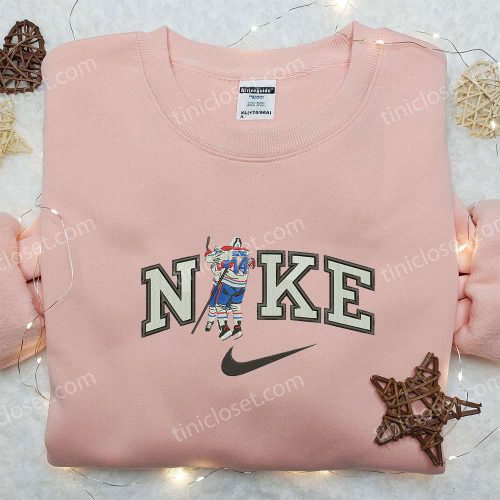 Nick Suzuki x Nike Embroidered Sweatshirt Montreal Canadiens NHL Sport Shirt Nike Inspired