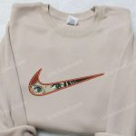 Nico Robin x Nike Embroidered Shirt: One Piece Inspired Stylish Nike Apparel