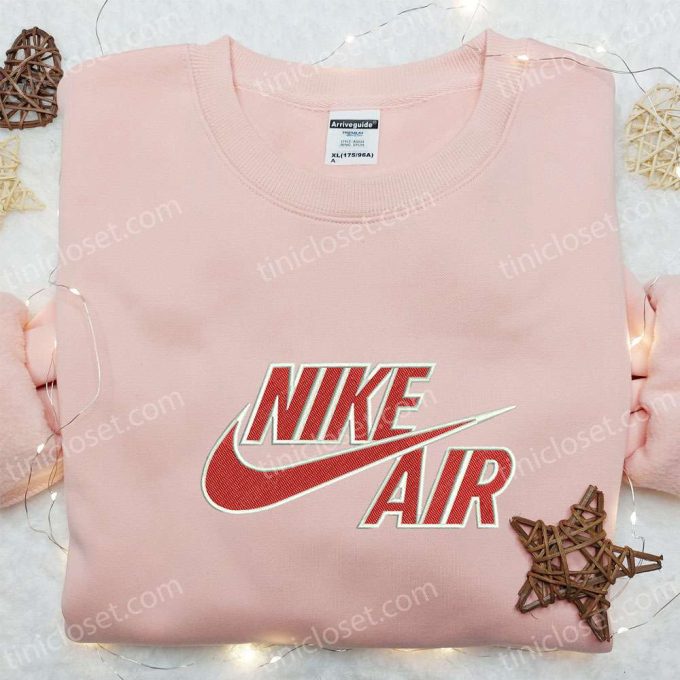 Nike Air Embroidered Shirt: Stylish Nike Inspired Gift for Best Birthday Ideas