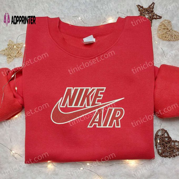 Nike Air Embroidered Shirt: Stylish Nike Inspired Gift for Best Birthday Ideas