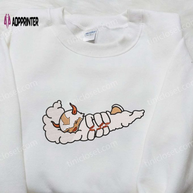 Stylish Embroidered Shirts: Nike Appa Avatar & Cartoon – Shop Now!