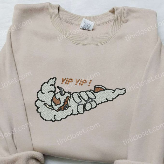 Nike Yip Yip Avatar Cartoon Embroidered Shirt – Trendy & Unique Apparel