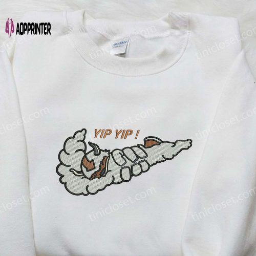 Nike Yip Yip Avatar Cartoon Embroidered Shirt – Trendy & Unique Apparel