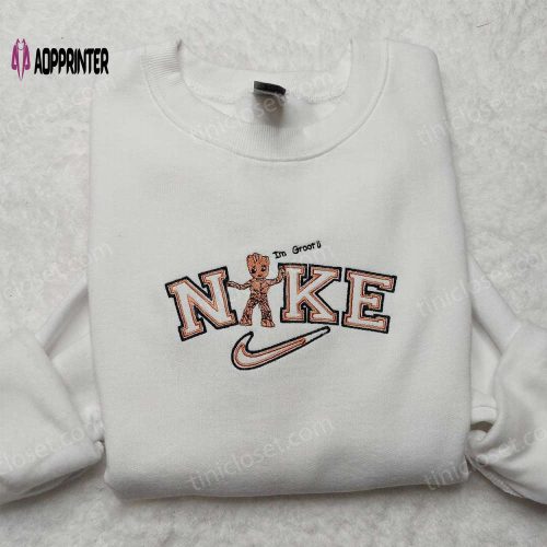 Patrick Star Nike Embroidered Shirt: Cartoon Sweatshirt Ideal Friend Gift – Shop Now!