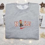 Nike Christmas x Chibi Donald Trump Embroidered Sweatshirt: Best Holiday Gift & Shirt