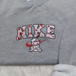 Nike Cow Heart Love Embroidered Sweatshirt: Animal Hoodie Best Valentine’s Day Gift