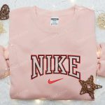 Custom Nike Embroidered Hoodie & Shirt Inspired T-shirt Personalized Apparel