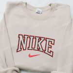 Custom Nike Embroidered Hoodie & Shirt Inspired T-shirt Personalized Apparel