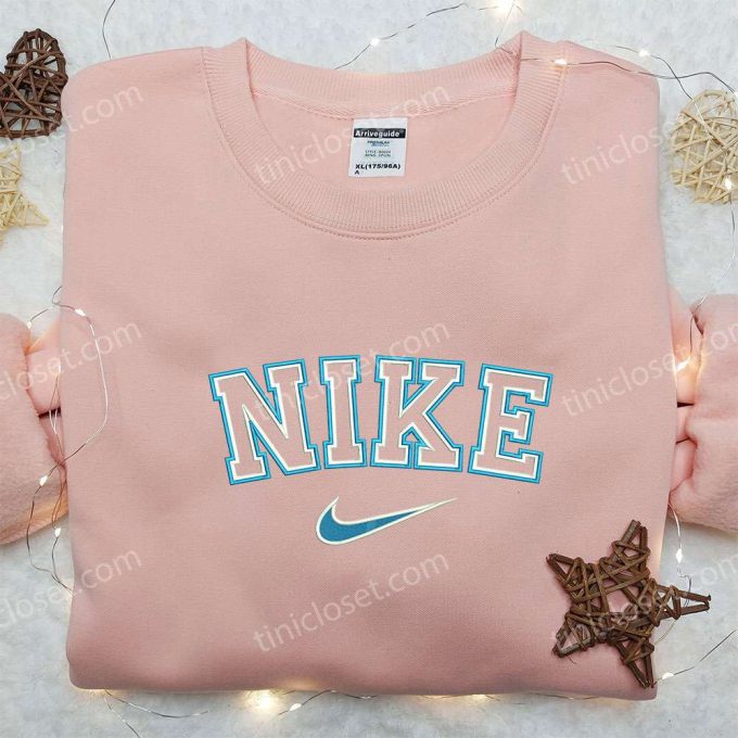 Personalized Nike Embroidered Sweatshirt: Unique Gift for Family