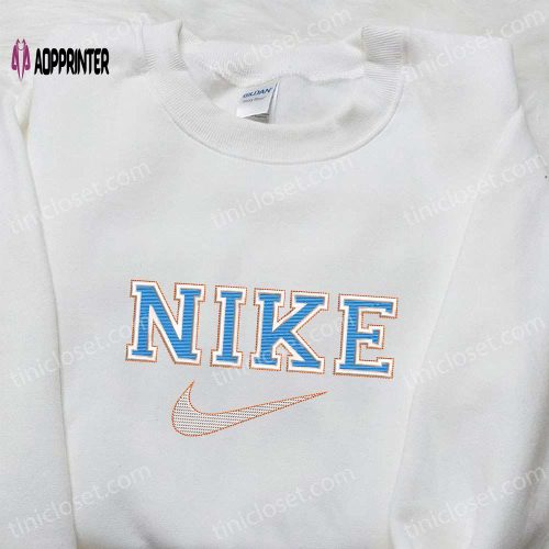 Monkey D Luffy x Nike Swoosh Anime Embroidered Sweatshirt: One Piece & Nike Inspired Shirt