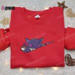 Nike Gengar Embroidered Sweatshirt – Pokemon Hoodie Best Anime Fan Gift