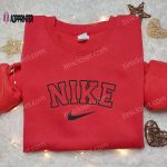 Custom Nike Inspired Embroidered Shirt: Perfect Family Gift