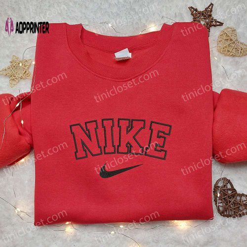 Nike Swoosh Embroidered Shirt: Stylish Nike Inspired Gift for Family