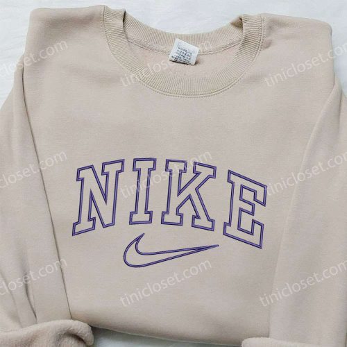 Stylish Nike Inspired Embroidered Sweatshirt – Perfect Family Gift!