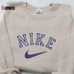 Nike Inspired Embroidered Sweatshirt: Perfect Family Gift with Style