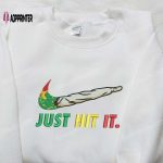 Nike Just Hit It Embroidered Shirt: Best Family Gift Nike Inspired Design