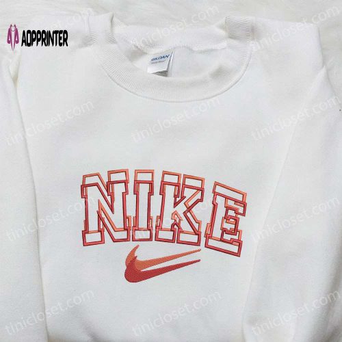 Nike Overlapping Embroidered Hoodie & Custom Shirt: Inspired T-shirt for Unique Style