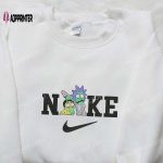 Nike Rick and Morty Halloween Embroidered Shirt – Cartoon Inspired Halloween Shirt