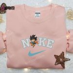 Nike Son Goku Embroidered Shirt & Dragon Ball Sweatshirt: Anime Hoodie for Fans