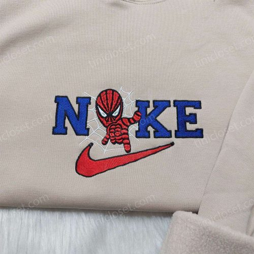 Spiderman Nike Embroidered Shirt Custom Hoodie & Marvel Sweatshirt – Stand out in style!