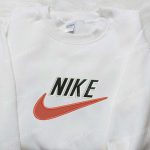 Custom Nike Swoosh Embroidered Shirt: Premium Nike inspired T-shirt