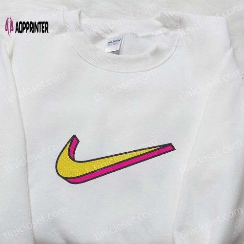 Custom Nike Inspired Embroidered Shirt: Perfect Family Gift