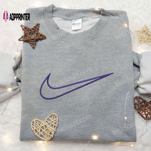 Nike Swoosh Embroidered Sweatshirt & Shirt: Best Birthday Gift Ideas