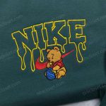 Custom Nike Winnie Pooh Embroidered Hoodie – Disney Sweatshirt