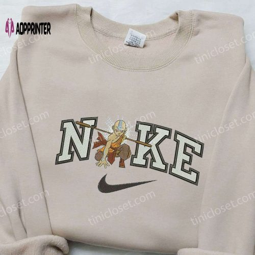 Baby Yoda Flower & Movie Cartoon Star Wars Nike Embroidered Shirt