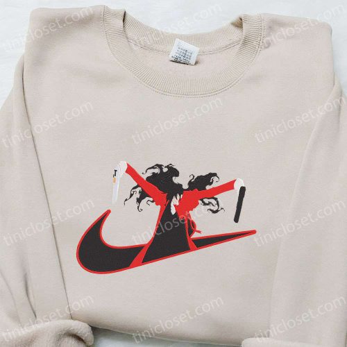 Nike x Alucard Anime Embroidered Sweatshirt: Hellsing Hoodie Perfect Gift for Family