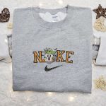 Nike x Baby Yoda Halloween Pumpkin Embroidered Shirt: Spooky Nike Inspired Halloween Shirt