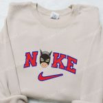 Nike x Batman Cat Embroidered Sweatshirt Marvel Cinematic Universe Shirt Best Family Gift Ideas