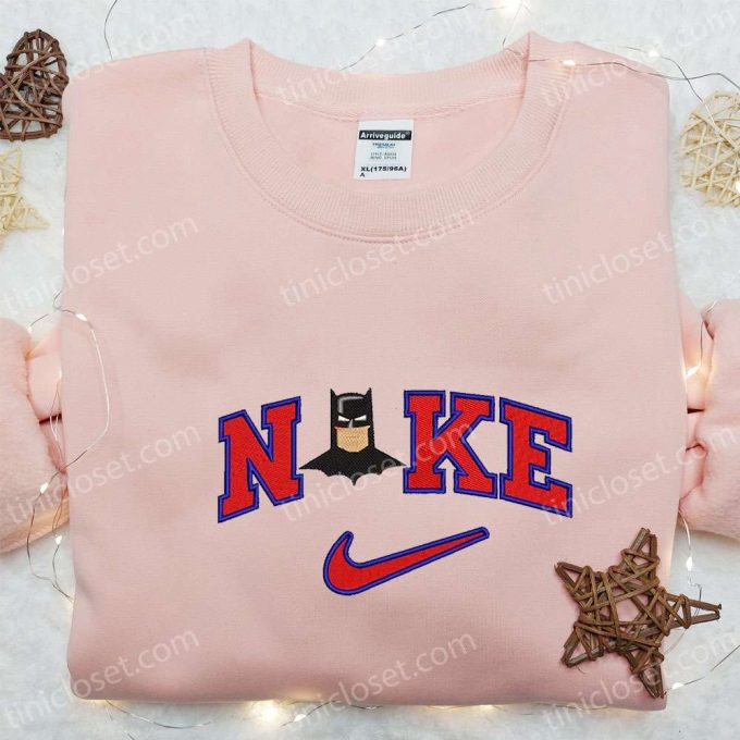 Nike x Batman Women Sweatshirt: Marvel Embroidered Shirt Best Gift for Family