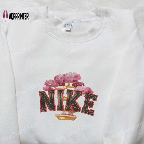 Nike x Angel Cartoon Embroidered Shirt: Disney Characters Inspired T-shirt